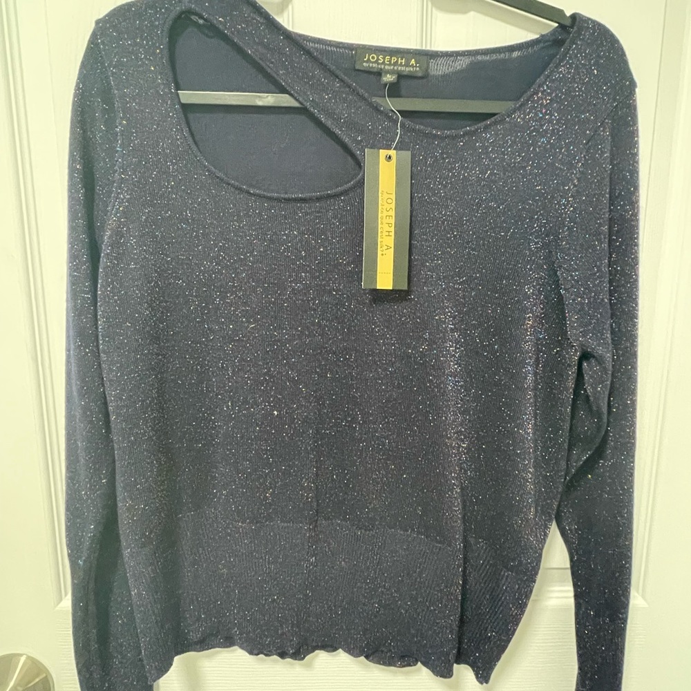 Joseph A Navy Sweater